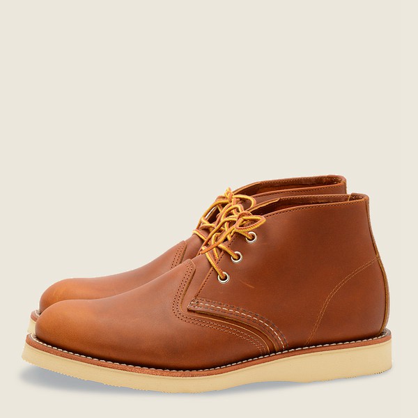 Red Wing Heritage Sko Work - Chukka-Iginal Læder - Brune - Herre 0789-JAODV